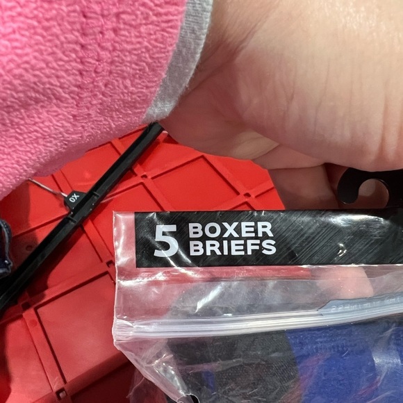 NEW NIP boys boxer briefs blue black L large 14-16 Fruit of the Loom - Picture 6 of 6